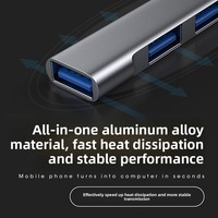 Hub USB Tipo C 2 en 1, Estación de Acoplamiento Multifunción, USB 3.0