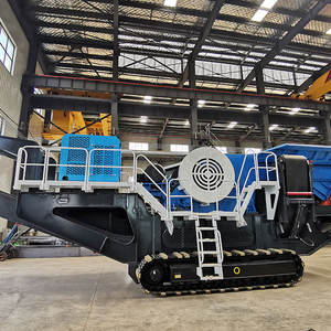 CFTC Station de concassage mobile de gravier montée sur camion 300t, Usine de concassage de pierres haute performance, Type chenillé, Moteur, Roulement, PLC - Product Image 1