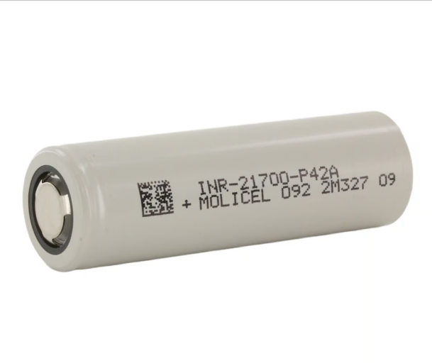 In Stock Molicel INR 21700 P42A 3.6V Lithium Ion Battery 4200mAh High-power 45A Cylindrical Li-Ion Battery Cell Original Grade a