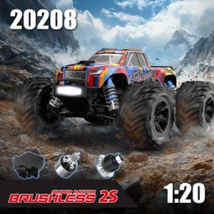 SJY-20208 39KM/H Brushless RTR 1/20 RC Véhicule tout-terrain à gros pneus, télécommandé, en métal, avec câble USB, jouet pour adulte - Product Image 2
