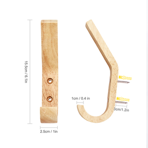 Nordic Multifunctional Wood Vintage Handcraft Hanger Wall <strong>Hook</strong> Hanger Mount Wall Tool Coat Rack <strong>Towel</strong> <strong>Hook</strong> for Kitchen Bathroom - Product Image 3