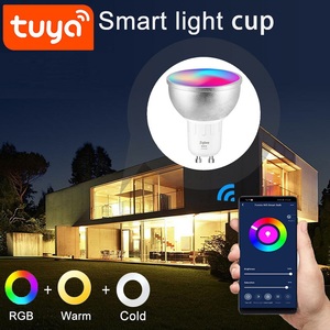Lámpara Inteligente WiFi RGB con Control por Aplicación Tuya, Regulable, 85-265V 5W, Compatible con <span class=keywords><strong>Alexa</strong></span> y Google Assistant, Iluminación Interior - Product Image 5