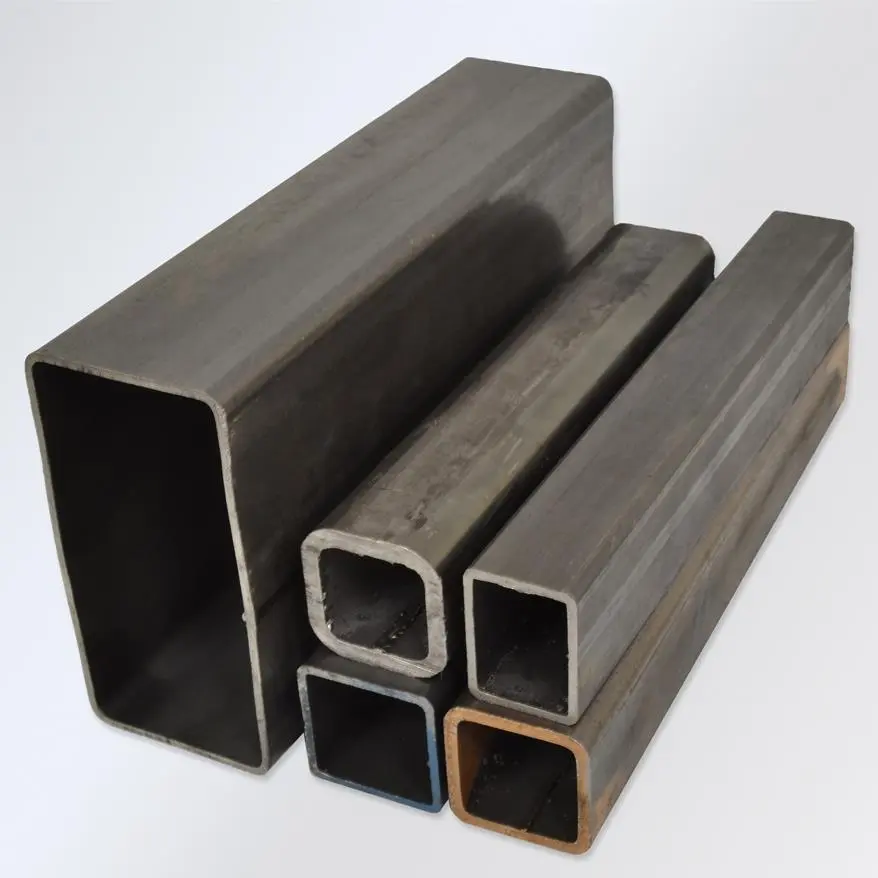 Herstellerpreis MS ERW hohlschnitt quadrat rechteck rundrohr hohle Eisenrohr schweißtes schwarzes Stahlrohrrohr