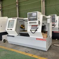 Machine de tournage CNC puissante pour la fabrication d'arbres et de brides