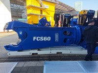 Cisaille hydraulique FCS30 Eagle 25~35 tonnes, engrenage moteur, accessoire pour excavatrice de construction, force de coupe 6985KN, garantie 1 an