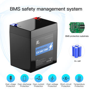 Paquete de batería de litio Lifepo4 de ciclo profundo 12V 6ah para electrodomésticos Movilidad Scooter Silla de ruedas - Product Image 3