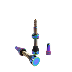 Haute qualité 55mm Tubeless vélo Presta Valve néon couleur accessoire en alliage d'aluminium - Product Image 1