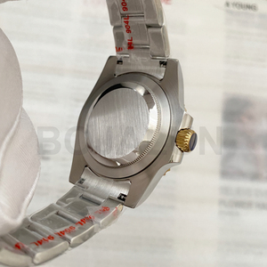 Boîtier de montre automatique en acier inoxydable avec verre saphir <span class=keywords><strong>personnalisé</strong></span> de 40 mm, <span class=keywords><strong>lunette</strong></span> en céramique, NH35 NH34 NH36 - Product Image 5