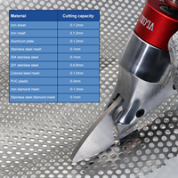 Accessoire de cisaille pour perceuse pour la découpe de plaques d'aluminium et de PVC avec lame en acier au chrome-vanadium et clé hexagonale pour les grossistes