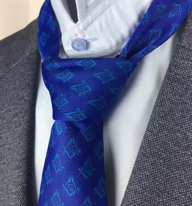 Cravates Maçonniques Personnalisées de Luxe : Série Logo Franc-Maçon, Motifs Tissés en Soie – Cravates Maçonniques pour Hommes – Fabricant de Cravates Maçonniques - Product Image 6