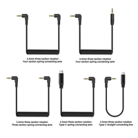 Microphone 3.5mm connecté à la carte son du téléphone portable Appareil photo numérique en direct Type-c transféré au câble audio OTG