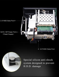 Docking Station Interna a Doppio Alloggiamento per HDD e SSD SATA III con Porta USB 3.0 e Hot Swap - Product Image 2