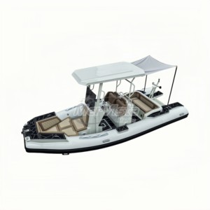 Bateau semi-rigide en aluminium 580 cm le plus vendu avec toit rigide et auvent extensible RHIB 580 Bateau semi-rigide en aluminium 580 RHIB 580 - Product Image 5