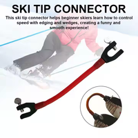 Connecteur de pointe de ski professionnel pour enfants Sangle de randonnée pour débutants Launch Pad et aide pédagogique par Edgie Wedgies