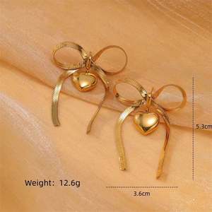 Mode Simple perle arc titane acier boucles d'oreilles femme Niche conception haute qualité en acier inoxydable goujons boucles d'oreilles - Product Image 4