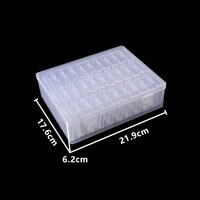 Boîte de rangement en plastique transparente à 30 compartiments, idéale pour perles, bijoux et nail art – Nouveauté très prisée