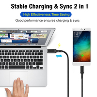 Cable USB C a C de 100 W y 5 A con Certificación CE/FCC/ROHS, Cable de Carga y Sincronización de Datos con Cubierta de Nailon para Dispositivos Tipo C/iPhone 15/16