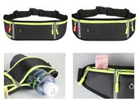 Sac banane unisexe en néoprène, imperméable et durable, avec motif lettres, pour téléphone portable, réglable, pour le sport, la course et le fitness