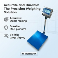 Balance de table 500 kg avec affichage LED/LCD, personnalisable OEM, modèle TCS