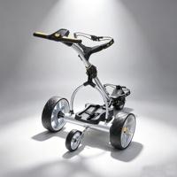 Chariot de golf électrique et télécommandé sécurisé avec roues anti-basculement, batterie acide ou batterie lithium en option, best-seller