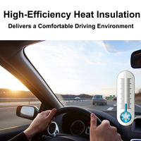 Película de Ventana de Cerámica Nano de Lujo de Alta Calidad Premium de EE. UU., Ultra HD, 2 Capas, PET, Tinte para Automóvil, Color Negro Oscuro, Protección Solar UV/IR, Autoregenerable