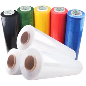 Lldpe Pallet Wrap Stretch Film Verpakking Verpakking Karton Op Maat Doorzichtig Plastic Zacht Transparant Fep Geleidende Film