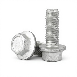 Hex Flange Bolts Class 4.8 and 6.8 Steel Finish Metric Thread <b>Fasteners</b> for Industrial Assembly - Product Image 4