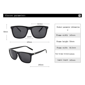 Nouvelles Lunettes de Soleil Carrées Tendance pour Hommes et Femmes, Style Coréen Éblouissant, Lunettes de Soleil pour Hommes, Idéales pour le Street Style - Product Image 4