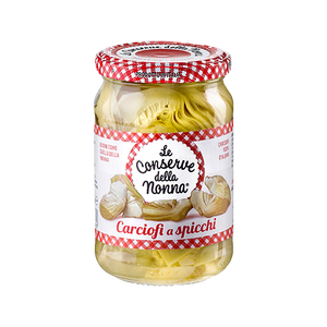 Conservas de la Abuela, 270g x 12 unidades, Cuñas de Alcachofa Saladas en Salmuera, Vegetales en Conserva en Tarro Mason - Product Image 1