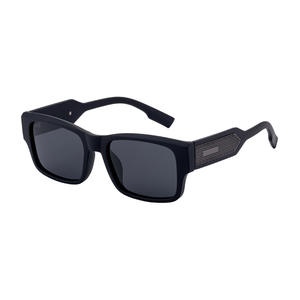 Nouvelles lunettes de soleil polarisées à monture carrée pour hommes, protection UV400, monture en plastique noir et métal, type 3, pour la conduite et l'extérieur - Product Image 3