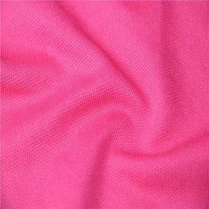 SY248 vente chaude 140gsm 100% polyester jersey tricoté piqué <span class=keywords><strong>polo</strong></span> tissu pour homme vêtements - Product Image 4