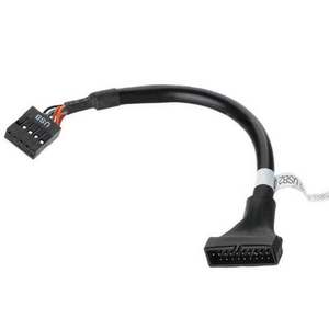 <b>Usb</b> <b>2.0</b> To <b>Usb</b> 3.0 Adapter Cable 9 Pin To 20 Pin Male Female Connector Pure Copper Wire Injection Molding - Product Image 2