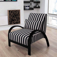 Chaise de canapé simple minimaliste nordique Vintage pour salon balcon réception réunion et loisirs ensemble en métal à un siège