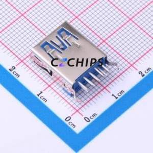 USB-302LD-ARW USB Connector Through hole Component (THT) Connector Type-A USB 3.0 Female Through Hole - Product Image 2