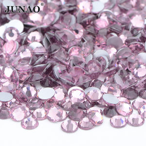 SS6พลอยเทียมแก้วคริสตัลแบบแบนสีสยามเข้มสำหรับตกแต่งงานฝีมือ8 10 12 16 20 30 - Product Image 6