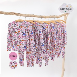 Pijamas de Bambú para Bebés KERUI, Pre-venta, Invierno, Halloween, Conjunto de Pijamas Estampados, Ropa de Dormir Ecológica, Pijamas de Moda para Bebés - Product Image 1