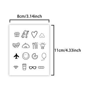 Ensemble de tatouages temporaires <span class=keywords><strong>Tatouage</strong></span> semi-permanent Imperméable Résistant à la transpiration Dure 2 semaines <span class=keywords><strong>Tatouage</strong></span> réaliste à base de plantes Anti-frottement pour le bras - Product Image 2