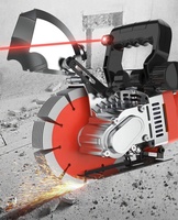 Machine à rainurer électrique industrielle de 4800W pour couper les barres d'acier en béton, plancher de ciment et mur de briques en mousse
