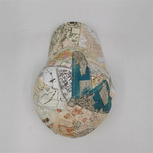 Gorra de Béisbol con Estampado Personalizado Estilo Mapa - Unisex, Deportiva, de Moda, 5 Paneles, 100% Algodón, Tela de Fieltro, Impresión por Transferencia de Calor - Product Image 4
