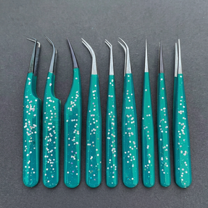 Pinzas Profesionales de Acero Inoxidable para Pestañas, Herramienta de Maquillaje y Extensión de Pestañas, Marca Privada, Listo para OEM - Product Image 1