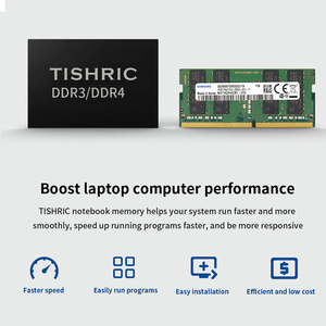 Memoria RAM TISHRIC para Portátil DDR3/DDR4 1600MHz-3600MHz DRAM Original de Alta Frecuencia y Rendimiento Estable - Product Image 2