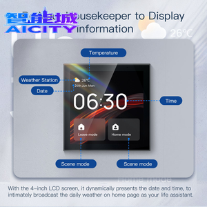 Panel de Control Central Zigbee Gateway Mesh para Hogar Inteligente Tuya con Pantalla Táctil de 4 Pulgadas TPP01 Golden Security 2026 con Alexa Integrada - Product Image 5