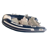 Artsu — Mini côtelette gonflable en fibre de verre, 10 pieds, presse-étoupe/PVC Semi rigide, pour bateau à air