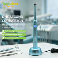 Lampe de photopolymérisation dentaire Youtodent 1S à tête métallique, sans fil, LED haute puissance pour le durcissement dentaire