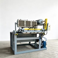 Machine pratique pour mini-plateaux à œufs en papier, solution de recyclage de papier usagé pour les petites entreprises de production de cartons à œufs