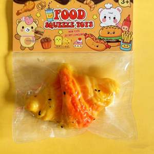 TPR Handmade Soft Stretchy Fluffy <b>Mochi</b> Texture Cake-Shaped Squishy Decompression <b>Toy</b> for Kids - Product Image 5