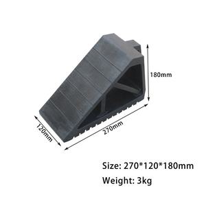 Cales <span class=keywords><strong>de</strong></span> <span class=keywords><strong>roue</strong></span> <span class=keywords><strong>de</strong></span> sécurité pour camions robustes avec poignée en <span class=keywords><strong>caoutchouc</strong></span> - Product Image 2