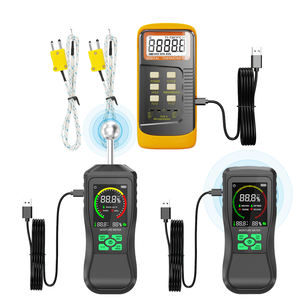 6802II Industrielles Zweikanal-K-Typ-Thermoelement-Thermometer Digitale Oberflächensonde 2-Draht-Temperaturfühler Kunststoff OEM - Product Image 6