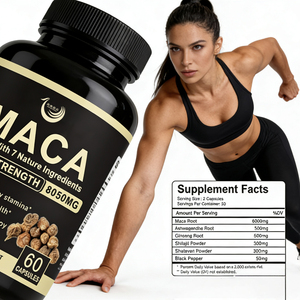 Cápsulas de MACA Gold Ratio, Regulación Corporal, Mejora el Sueño, Aumenta la Inmunidad, Combate la Fatiga, Nutrición Suave Unisex, Sin Hormonas - Product Image 1