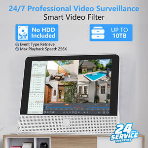 OEM เครื่องบันทึกวิดีโอเครือข่ายแบบ 8 ช่องสัญญาณ POE และจอแสดงผล 2-in-1 รองรับสัญญาณเข้าสูงสุด 16 ช่อง พร้อมลำโพงในตัว ระบบกล้องวงจรปิด 4K ขนาด <span class=keywords><strong>12</strong></span> นิ้ว แบบเสียบปลั๊กใช้งานได้ทันที - Product Image 3